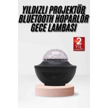 Melike Bakar Boutique Çok Renkli Projektör Lamba Disko Topu Gece Lambası Kablosuz