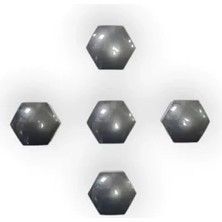 Esranın Dünyası Gri Tekerlek Bijon Kapağı Seti - 5 Adet, 1Z0601173, Skoda Octavia 3 2013-2017 Uyumlu