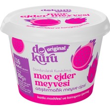 Dokuru Original Mor Ejder Meyvesi Atıştırmalık Meyve Cipsi - Dondurularak Kurutulmuş Pitaya - Freeze Dried Ejder Meyvesi