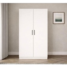 %100 Mdf 2 Kapaklı Yüklük- Çok Amaçlı Gardırop