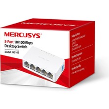 Marmara Qumasch Tp-Lınk Mercusys MS105 5 Port 10/100 Plastik Kasa Swıtch