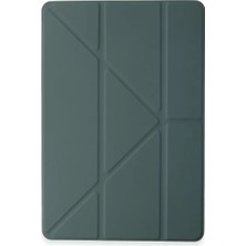 Melike Bakar Boutique Newface Huawei Honor Pad 9 Kılıf Kalemlikli Mars Tablet Kılıfı - Koyu Yeşil