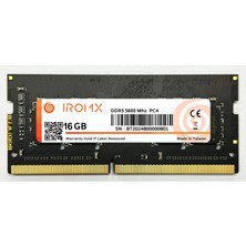 Marmara Qumasch Iromx 1x, 16GB, 5600MHZ, Ddr5, Sodimm Notebook Ram, 1,1V, CL46