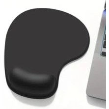 Esranın Dünyası Bilek Destekli Siyah Mouse Pad - Ergonomik Tasarım