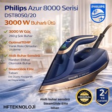 Philips Azur 8000 Serisi  3000 W Buharlı Ütü