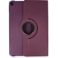 Melike Bakar Boutique Newface iPad Pro 11 (2024) Kılıf 360 Tablet Deri Kılıf - Mürdüm