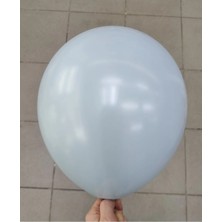 İrem Parti Dükkanı Retro Fırtına Mavisi Balon 10 Adet 12 Inç 30 cm