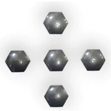 Esranın Dünyası Gri Tekerlek Bijon Kapağı Seti - 5 Adet, 1Z0601173, Skoda Karoq 2018-2021 Uyumlu