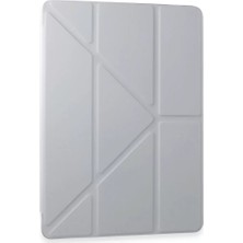 Melike Bakar Boutique Newface Samsung Galaxy Tab A9 Kılıf Kalemlikli Mars Tablet Kılıfı - Gri