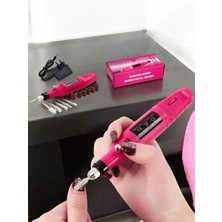 Melike Bakar Boutique Nasır Temizleyici Manikür Pedikür Seti Elektrikli USB Girişli