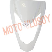 Moto Ulusoy Honda Actıva S 125 Far Muhafaza Grenajı Çerçevesi Beyaz
