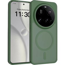 Melike Bakar Boutique Joko Xiaomi Mi 15 Ultra Jota Magsafe Kapak - Koyu Yeşil