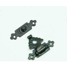 Marmara Qumasch Tavla Klipsi Kahve