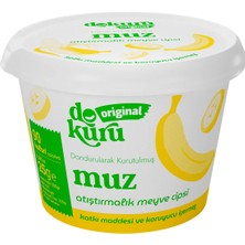 Dokuru Original Muz Atıştırmalık Meyve Cipsi - Dondurularak Kurutulmuş Muz - Freeze Dried Muz