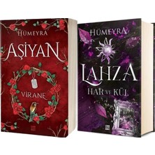 Dokuz Yayınları Aşiyan 1 Virane Ciltli ve Lahza 2 Har ve Kül Ciltli (Hümeyra) 2li Set