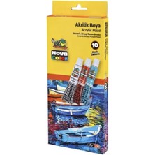 Nova Color NC-287 Akrilik Boya Tüp 10 Renk