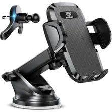 Esranın Dünyası Vantuzlu Araç Telefon Tutucu - 2 Modlu Kullanım