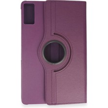 Melike Bakar Boutique Newface Samsung Galaxy T550 Tab A 9.7 Kılıf 360 Tablet Deri Kılıf - Mürdüm