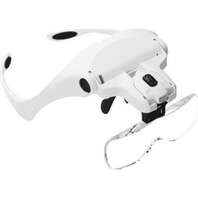 Skygo 5 Lens 1.0x-3.5x 2led Işıklı Ile Ayarlanabilir Gözlük Büyüteç 9892B2