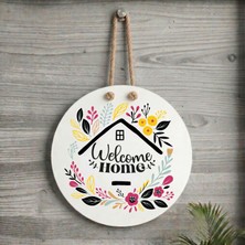 Zerya  Kapı Süsü - Welcome Home Yazılı Kapı Süsü