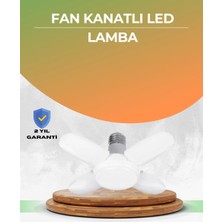 Astraltech Tasarruflu Pervane LED Ampül 4 Kollu 60 Watt Geniş Alan Aydınlatma