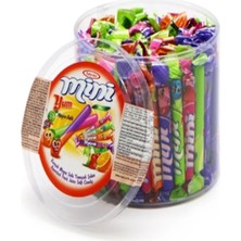 Emrah Gültekin 120 Adet Miniyum Şeker Meyveli Yumuşak Şeker Karışık Mini Yum Mega Ekonomik Paket
