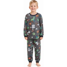 Mini Stella Kids Minecraft Desenli Erkek Çocuk Pijama Takımı