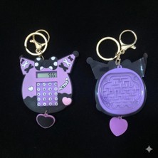 Kromili Hesap Makineli Anahtarlık