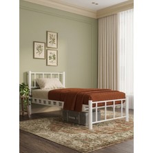 Missidea Zambak Beyaz Karyola  90X200 cm