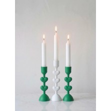 Bohem Kutusu Şık ve Zarif 3'lü Şamdan Seti