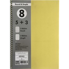 200 Yaprak Pp Kapak Ayraçlı Defter Sevinç