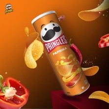Pringles Paprika Atıştırmalık 165 gr Kızartılmış Patates Cipsi Lezzetli ve Baharatlı