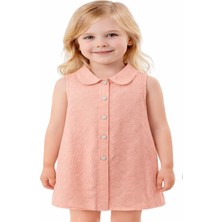 Çıtır & Betüş Kız Çocuk Düğmeli Elbise