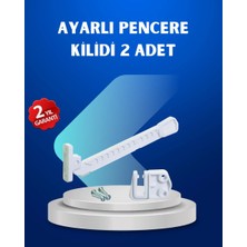 Astraltech Pencere Güvenlik Kilidi Açılma Sınırlayıcı Aparat 2 Adet