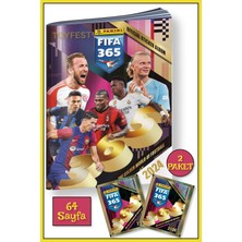 Toyfest Panini Fifa 365 2024 Futbolcu Stickers Kartları Albümü Dergisi + 2 Paket ( 10 Stickers )