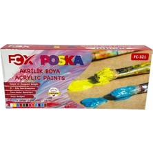Fcx Poska FC-321 Akrilik Boya 12'li