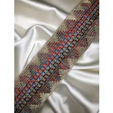 Ezel-In Tekstil Aksesuarları,dekoratif Simli Bant Şerit, 1 Metre, KOD-P272