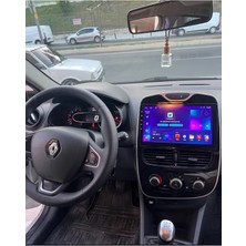 Mehter Renault Clio 4 Multimedya 9 Inc QLED Ekran 4GB-64GB Kablosuz Car Play Park Kamerası Hediyeli