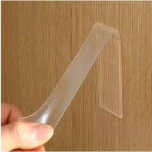 Esranın Dünyası Çift Taraflı Nano Bant - Süper Güçlü Şeffaf Bant, 2 cm x 3 Metre