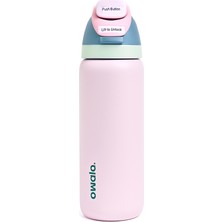 Owala 32 Oz (946 Ml) Freesip Desenli Çift Katmanlı Paslanmaz Çelik Termos – Kilitli Kapak