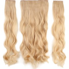 Kaia Life Fiber Sen Daalı Yarım Ay + 2 Yan Çıt Çıt / Balköpüğü Beyaz Platin Röfleli