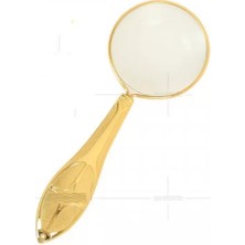 Skygo Altın Renkli 5x - 45 mm Zarif Işlemeli Özel Tasarlanmış Büyüteç MG18155-7