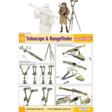 Dragon 75022, 1/6 Teleskop ve Mesafe Ölçer Plastik Maketi