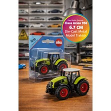 Toyfest Siku Claas Axion 950 Traktör Oyuncak Model Çek Bırak Çiftlik Aracı Koleksiyonluk Lisanslı Pro 6.7 cm