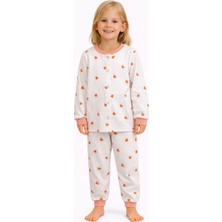 Seçkin Baby Mantar Temalı Önü Düğmeli Kız Çocuk Pijama Takımı