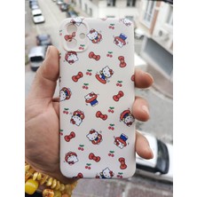 Hedesa Tech Vivo Y36 Uyumlu Içi Kadife Baskılı Krem Telefon Kılıfı