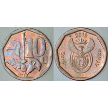 Banknoting Güney Afrika Cumhuriyeti 10 Cent 2019.