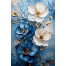 Aden Dijital Dekoratif Çiçek Kanvas Tablo