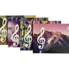 20 Yaprak Küçük Müzik Defteri Sevinç 1 Adet