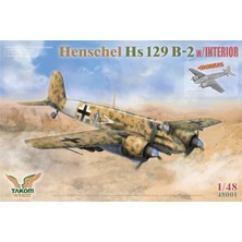 Takom 48001, 1/48 Henschel Hs 129 B-2 Plastik Maketi
